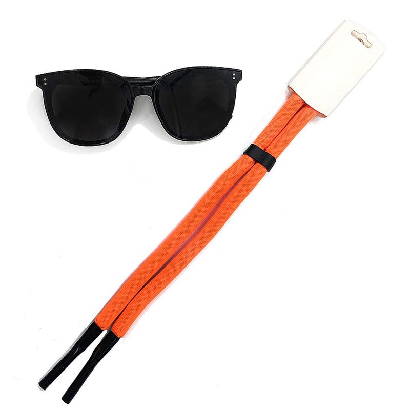 Decker Floating Sunglass Strap 2 Pcs Pack Glasses Float Eyewear Retainer for surfing Sailboat Swimming (Orange) - Image 3